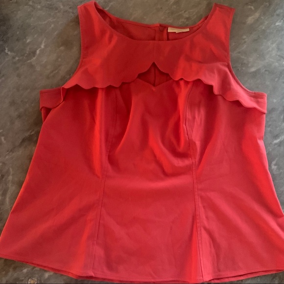 ModCloth Cutout Top in Raspberry - Picture 4 of 4